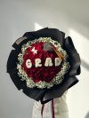 Gypsophila Initials Bouquet 30 Red Roses